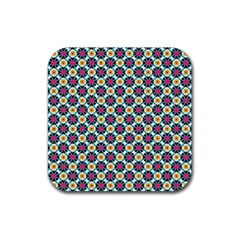 Cute Pattern Gifts Rubber Coaster (square)  by GardenOfOphir