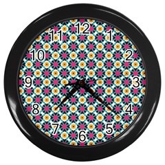 Cute Pattern Gifts Wall Clocks (black)