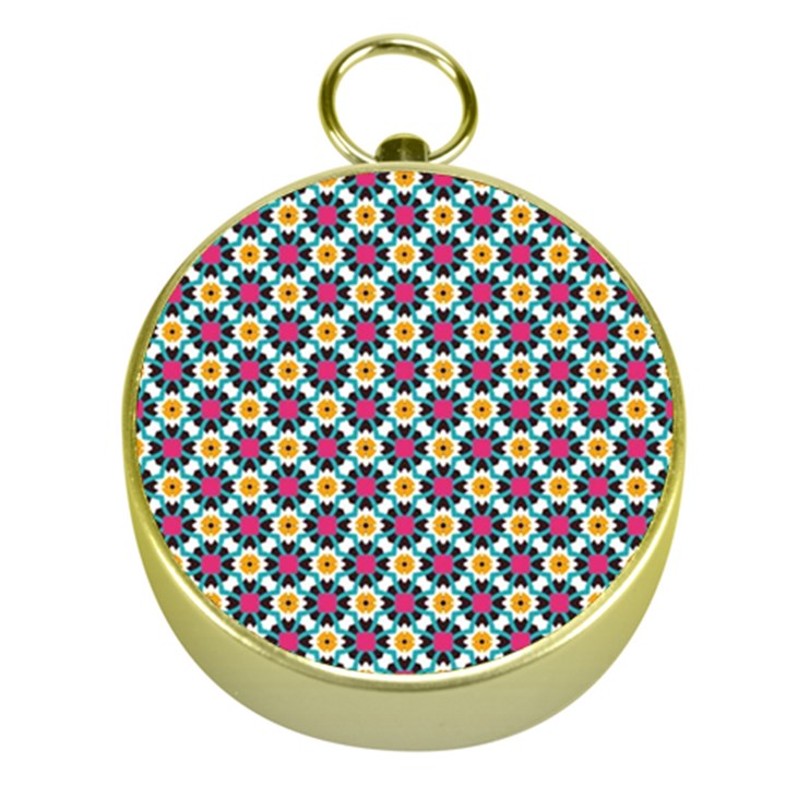 Cute Pattern Gifts Gold Compasses