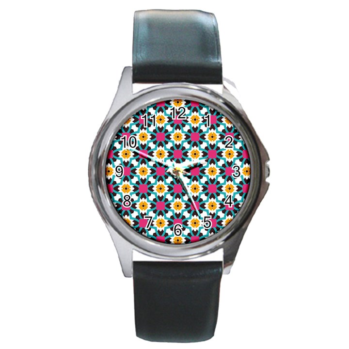 Cute Pattern Gifts Round Metal Watches