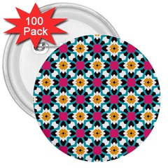 Cute Pattern Gifts 3  Buttons (100 Pack) 