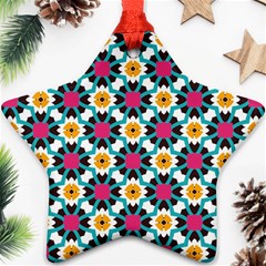 Cute Pattern Gifts Star Ornament (two Sides) 