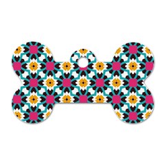 Cute Pattern Gifts Dog Tag Bone (two Sides)