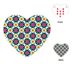 Cute Pattern Gifts Playing Cards (heart) 