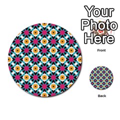 Cute Pattern Gifts Multi-purpose Cards (round) 