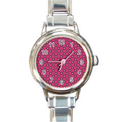 Cute Pattern Gifts Round Italian Charm Watches