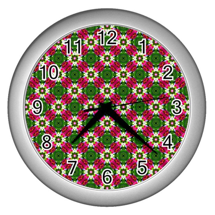 Cute Pattern Gifts Wall Clocks (Silver) 