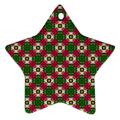 Cute Pattern Gifts Star Ornament (two Sides) 