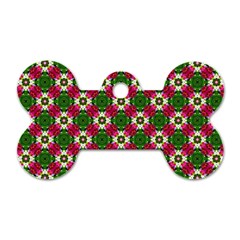 Cute Pattern Gifts Dog Tag Bone (one Side)