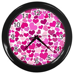 Heart 2014 0932 Wall Clocks (black)