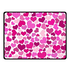 Heart 2014 0932 Double Sided Fleece Blanket (small) 