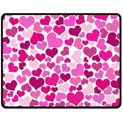 Heart 2014 0932 Double Sided Fleece Blanket (medium) 