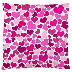 Heart 2014 0932 Large Flano Cushion Cases (one Side) 