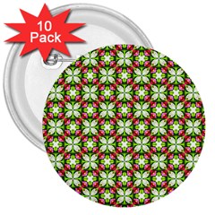 Cute Pattern Gifts 3  Buttons (10 Pack) 