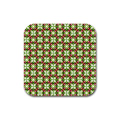 Cute Pattern Gifts Rubber Square Coaster (4 Pack) 