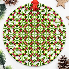 Cute Pattern Gifts Ornament (round Filigree) 