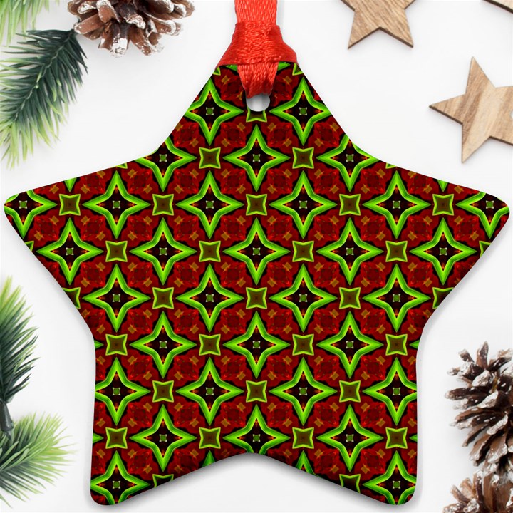 Cute Pattern Gifts Ornament (Star) 