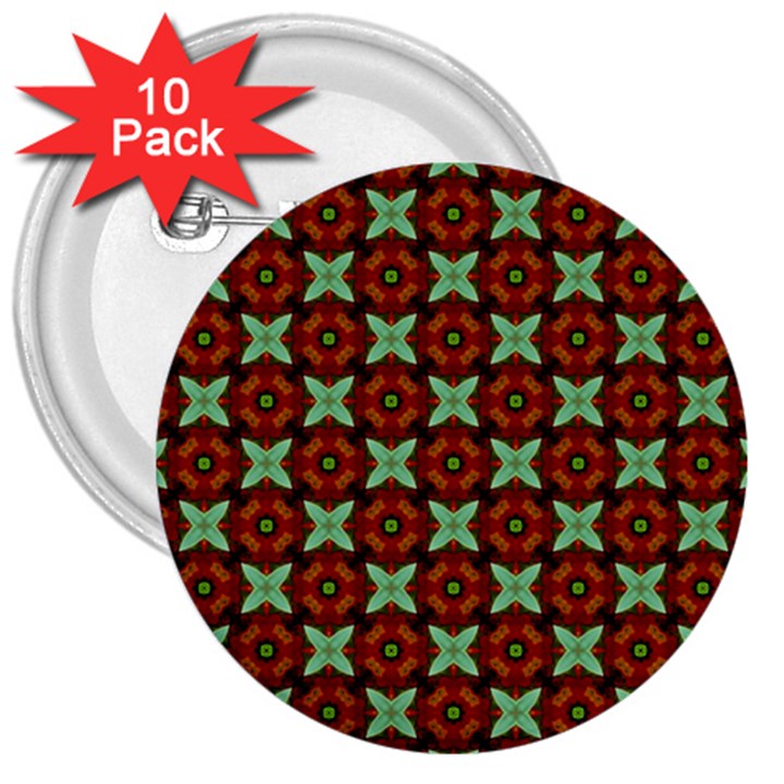 Cute Pattern Gifts 3  Buttons (10 pack) 