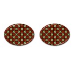 Cute Pattern Gifts Cufflinks (Oval) Front(Pair)