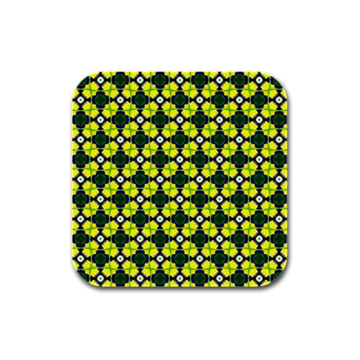 Cute Pattern Gifts Rubber Square Coaster (4 pack) 