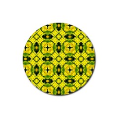 Cute Pattern Gifts Rubber Coaster (round) 