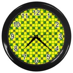 Cute Pattern Gifts Wall Clocks (black)