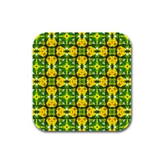 Cute Pattern Gifts Rubber Square Coaster (4 Pack)  by GardenOfOphir