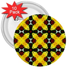 Cute Pattern Gifts 3  Buttons (10 Pack) 