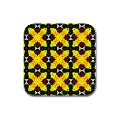 Cute Pattern Gifts Rubber Square Coaster (4 Pack) 