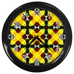 Cute Pattern Gifts Wall Clocks (black)