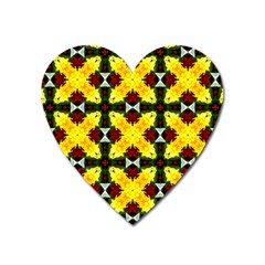 Cute Pattern Gifts Heart Magnet by GardenOfOphir