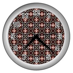 Cute Pattern Gifts Wall Clocks (silver) 