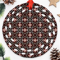 Cute Pattern Gifts Ornament (round Filigree) 