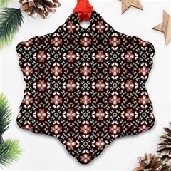 Cute Pattern Gifts Snowflake Ornament (2-side)