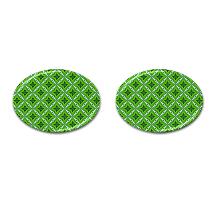 Cute Pattern Gifts Cufflinks (Oval)