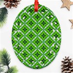 Cute Pattern Gifts Ornament (Oval Filigree)  Front