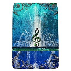 Clef With Water Splash And Floral Elements Flap Covers (l) 