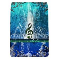 Clef With Water Splash And Floral Elements Flap Covers (s)  by FantasyWorld7