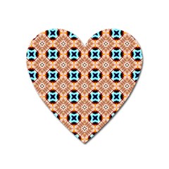 Cute Pattern Gifts Heart Magnet by GardenOfOphir