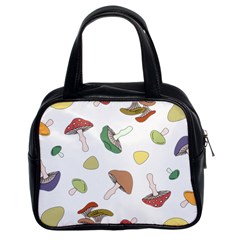 Mushrooms Pattern 02 Classic Handbags (2 Sides)