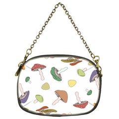 Mushrooms Pattern 02 Chain Purses (one Side)  by Famous