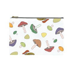 Mushrooms Pattern 02 Cosmetic Bag (large) 