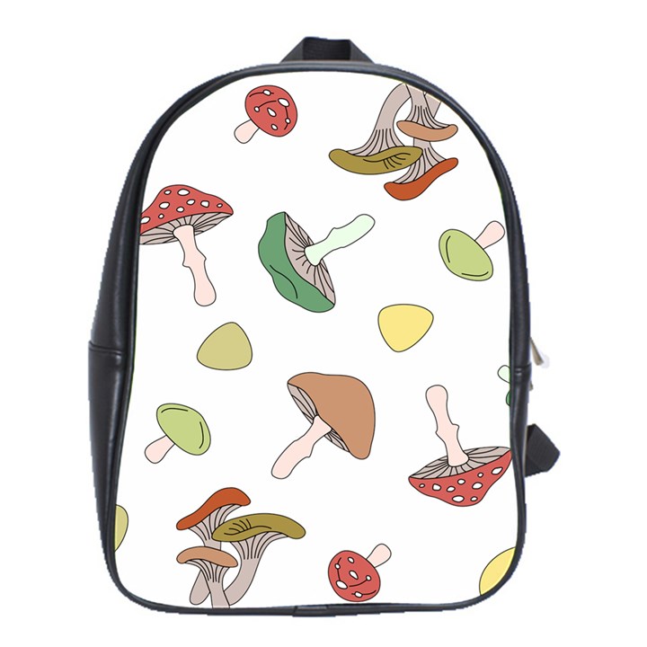 Mushrooms Pattern 02 School Bags(Large) 