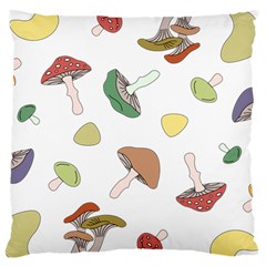 Mushrooms Pattern 02 Large Cushion Cases (one Side)  by Famous