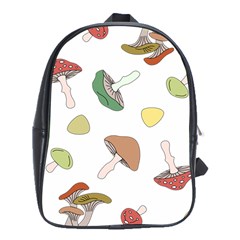 Mushrooms Pattern 02 School Bags (xl) 