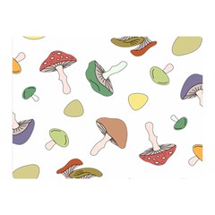 Mushrooms Pattern 02 Double Sided Flano Blanket (mini) 