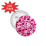 Heart 2014 0933 1.75  Buttons (100 pack)  Front