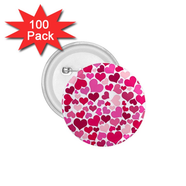 Heart 2014 0933 1.75  Buttons (100 pack) 