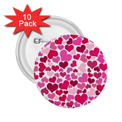 Heart 2014 0933 2 25  Buttons (10 Pack) 