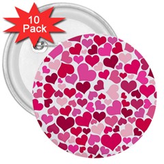 Heart 2014 0933 3  Buttons (10 Pack) 